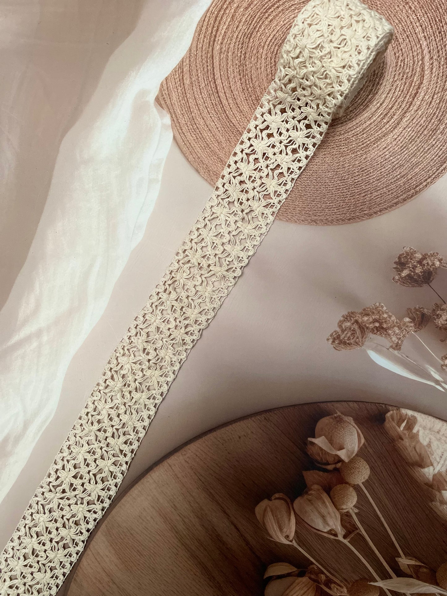 Cotton Knitted Lace โ 4 cm Width - #LL6CL0028