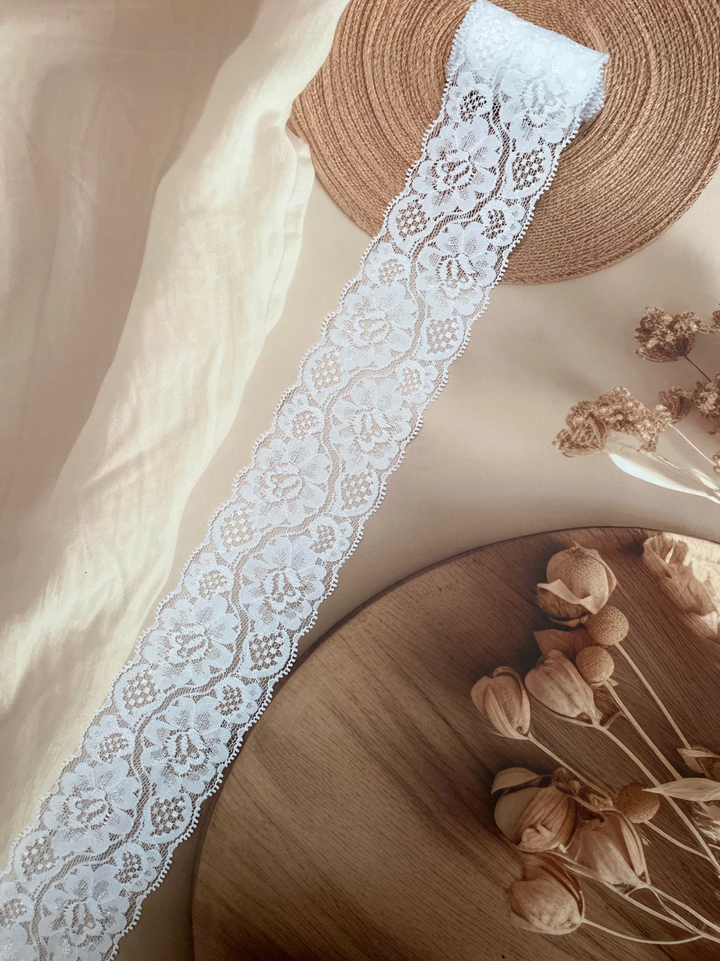 Elastic Lycra Lace β 6 cm Width - #LL11LL0045