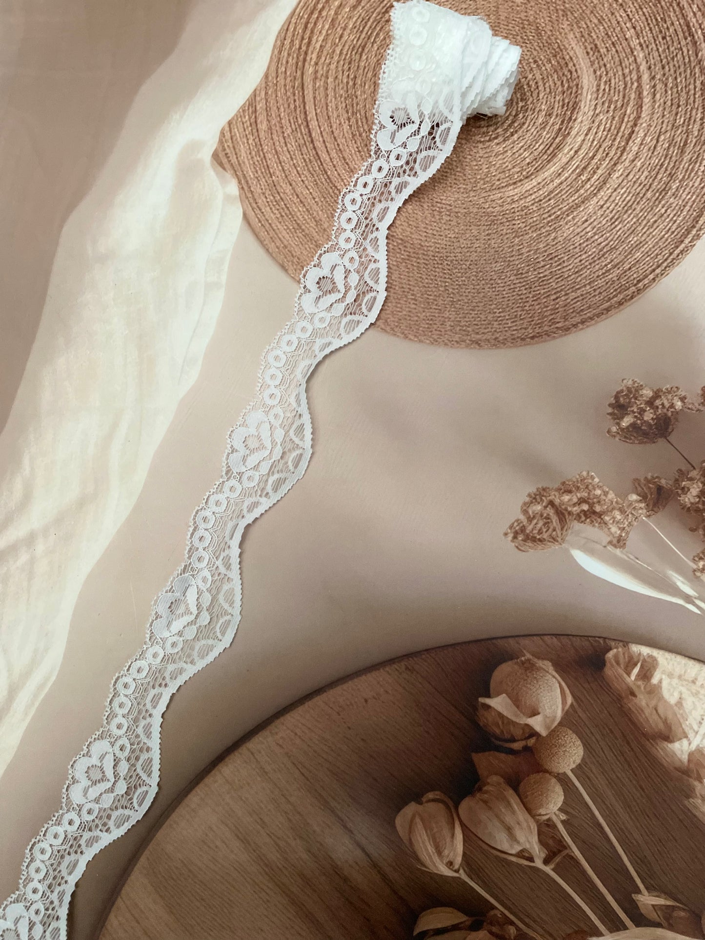 Elastic Lycra Lace β 3.5 cm Width - #LL7LL0056