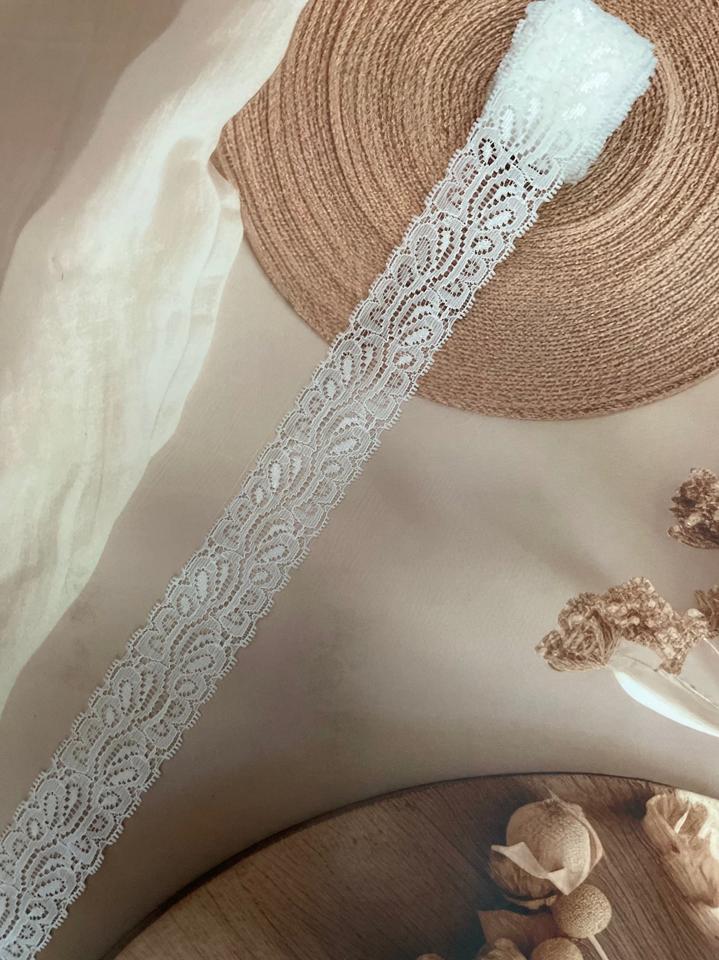 Elastic Lycra Lace – 3 cm Width - #LL6LL0052