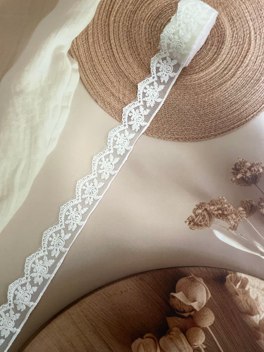 Net Embroidered Laces- 3 cm Width- #LL12NEL0082