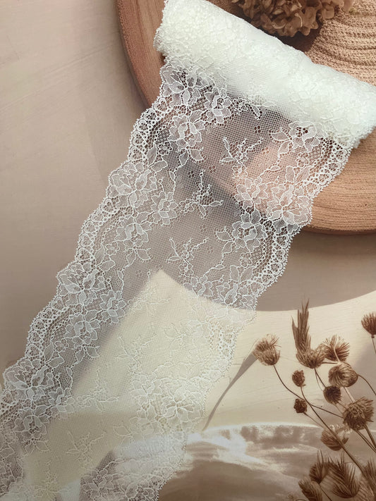 Elastic Lycra Lace – 16.5 cm Width - #LL26LL0047
