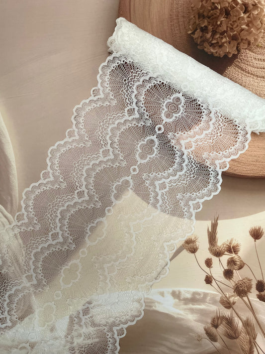 Elastic Lycra Lace – 22 cm Width - #LL30LL0049