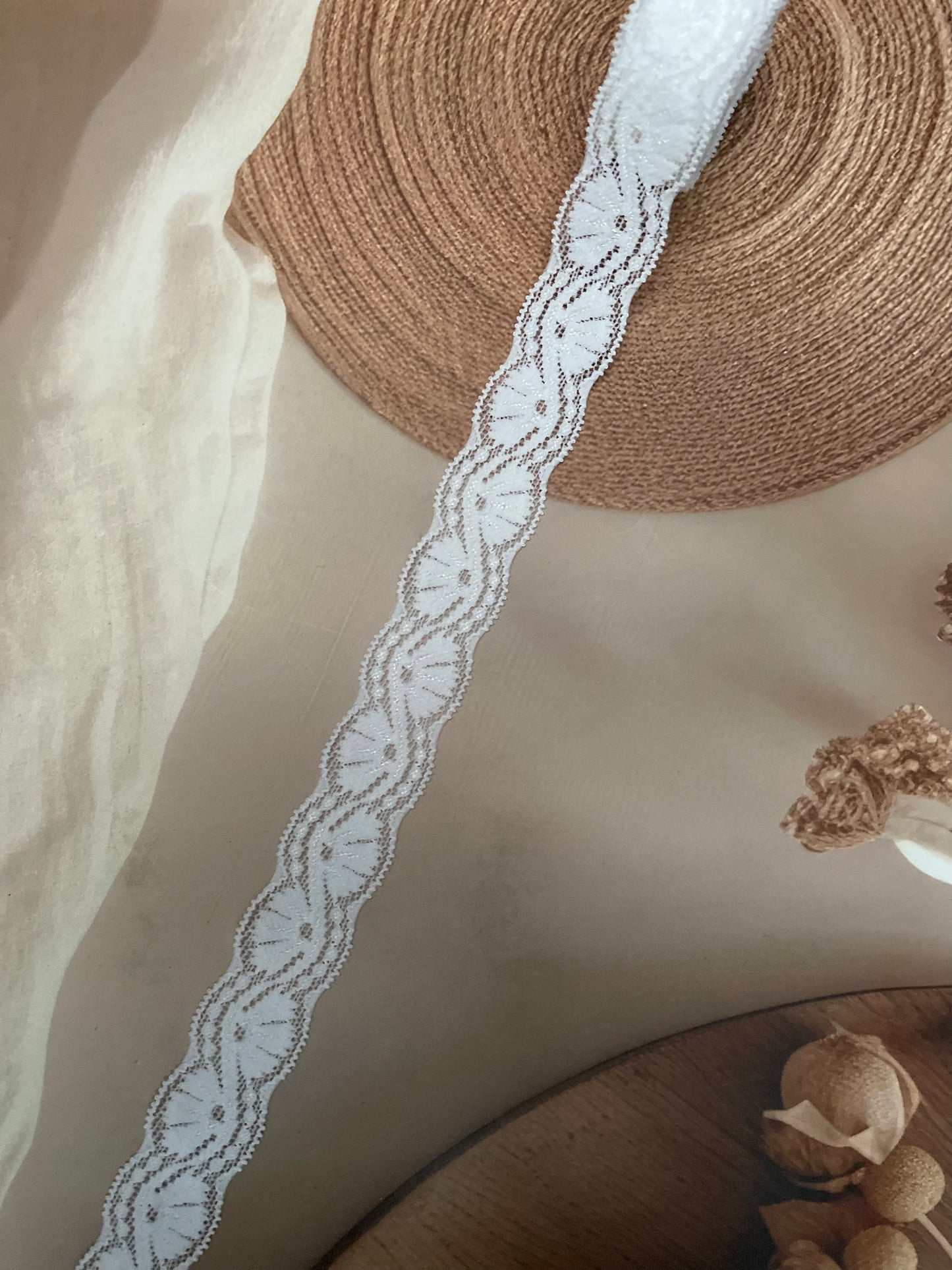 Elastic Lycra Lace – 2.5 cm Width - #LL6LL0053