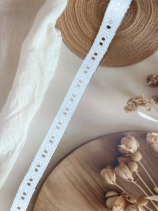 Fabric Embroidered Laces – 2.8 cm Width - #LL8EL0070